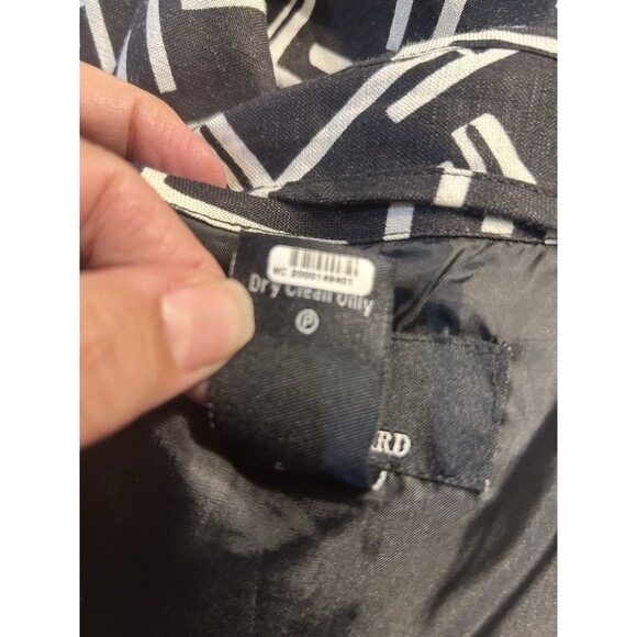 Lennie for Nina Leonard Empire Waist Linen Blend Dress Size 10 Sundress Midi - Picture 4 of 7